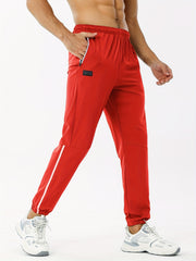 Men's Elastic Waist Active Pants for Outdoor Sports