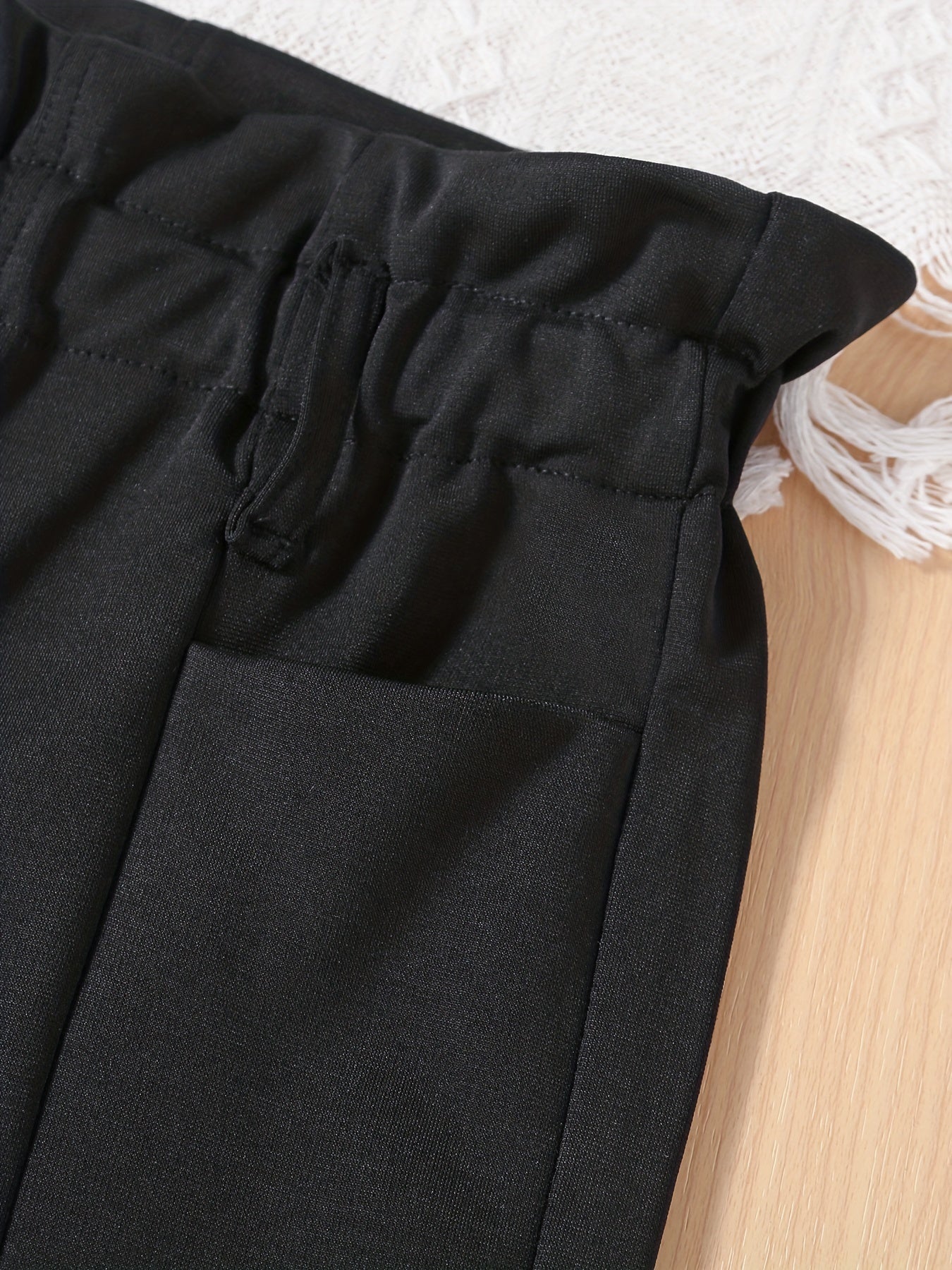 Girls High Waist Wide Leg Pants Kids Spring Summer Clothes