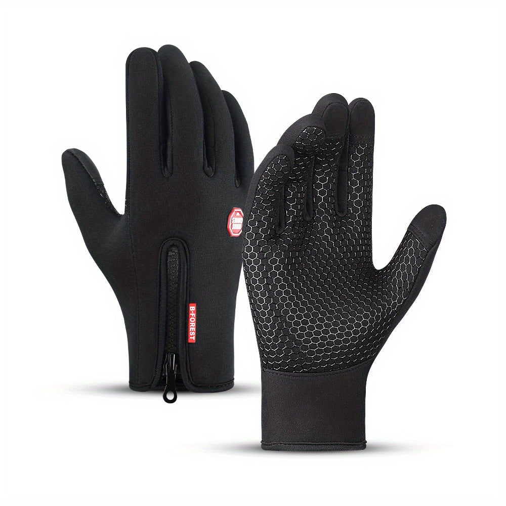 Winter Windproof Touch Screen Gloves for Outdoor Activities