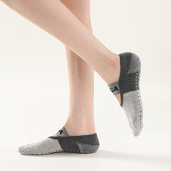 Non Slip Yoga Socks with Towel Bottom for Pilates Home Workouts