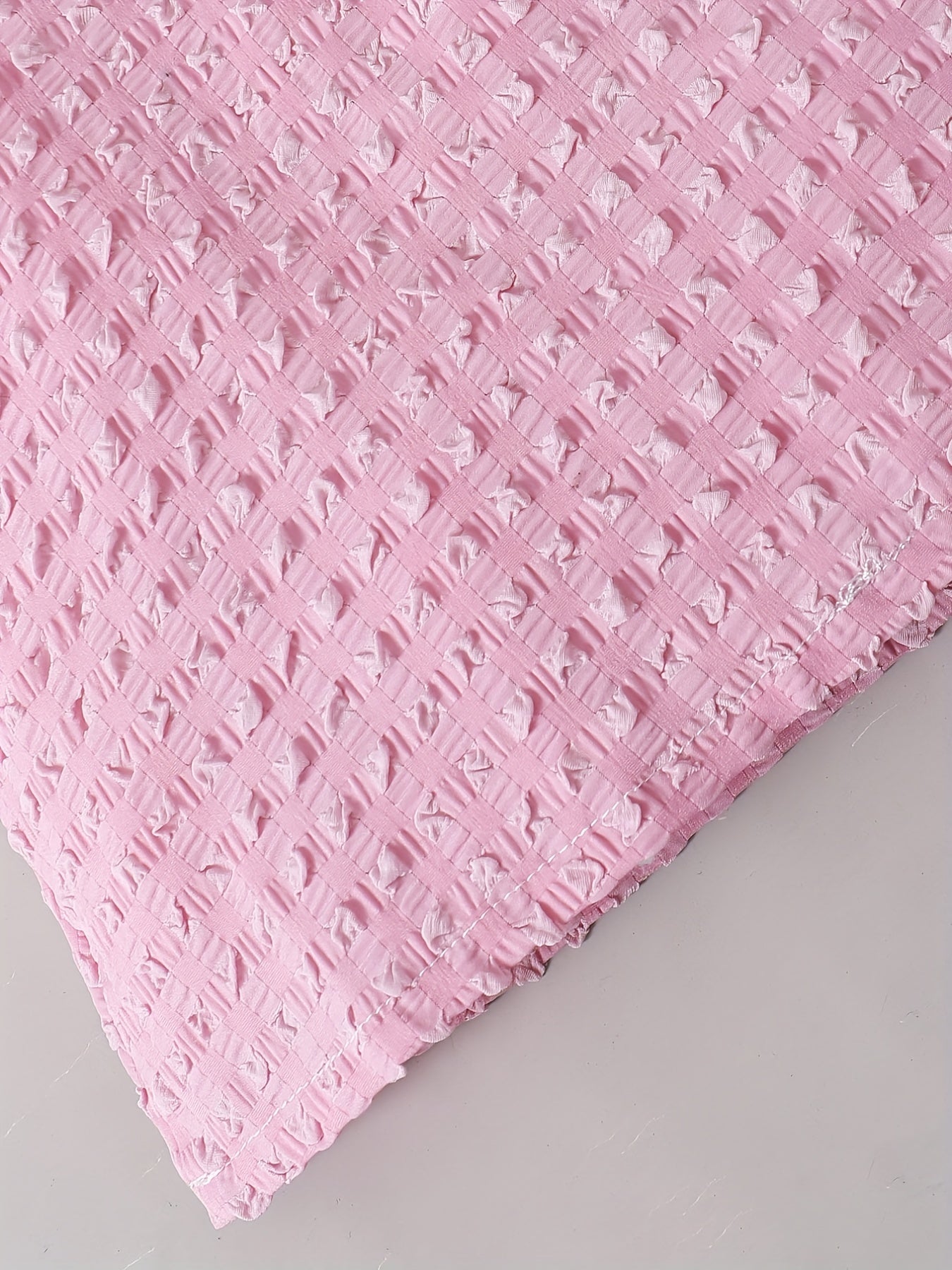 Baby Girl Bubble Gingham Stylish Dress