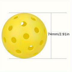15pcs 40 Holes Pickleball With Tennis Bag for Training
