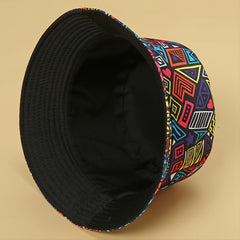 Classic Graffiti Windproof Couple Bucket Hat