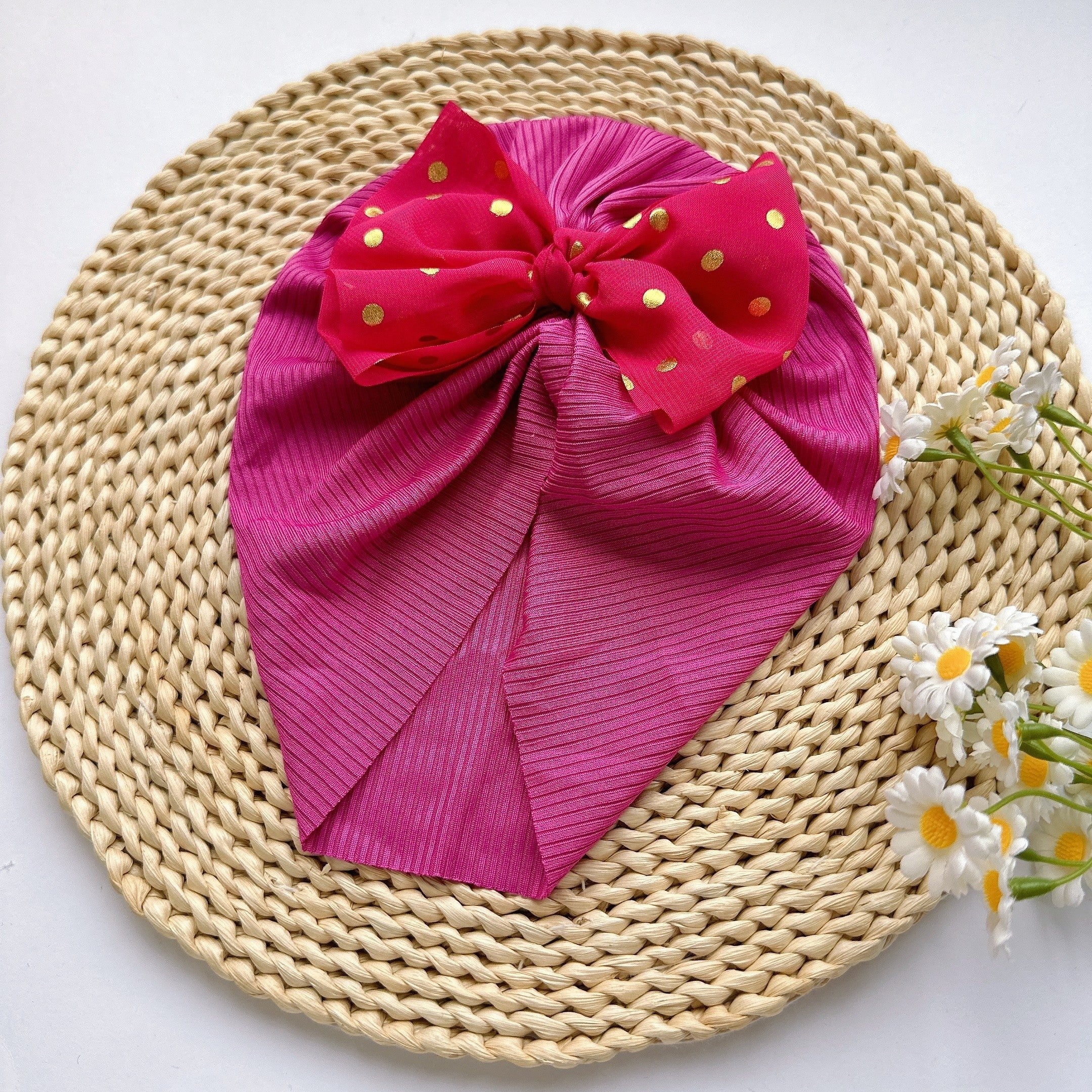 Infant Bow Hat Soft Headband Spring Summer Thin Comfortable