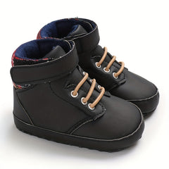Baby Boys Toddler Anti-Slip Soft Bottom Boots, Spring/Autumn