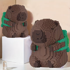 Capybara Backpack Building Blocks 5102pcs Lovely Gift Room Decoration