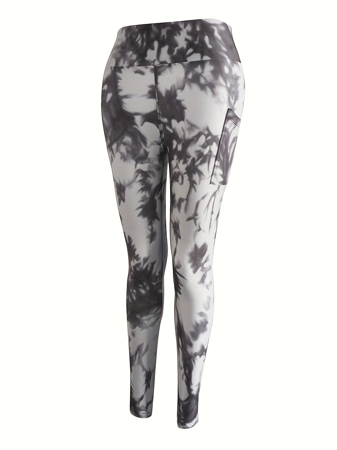 6Pcs Tie Dye Yoga Pants Tummy Control With Pocket Athletic Leggings Women