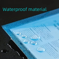 145pcs Transparent A4 File Bag Button Storage Bag