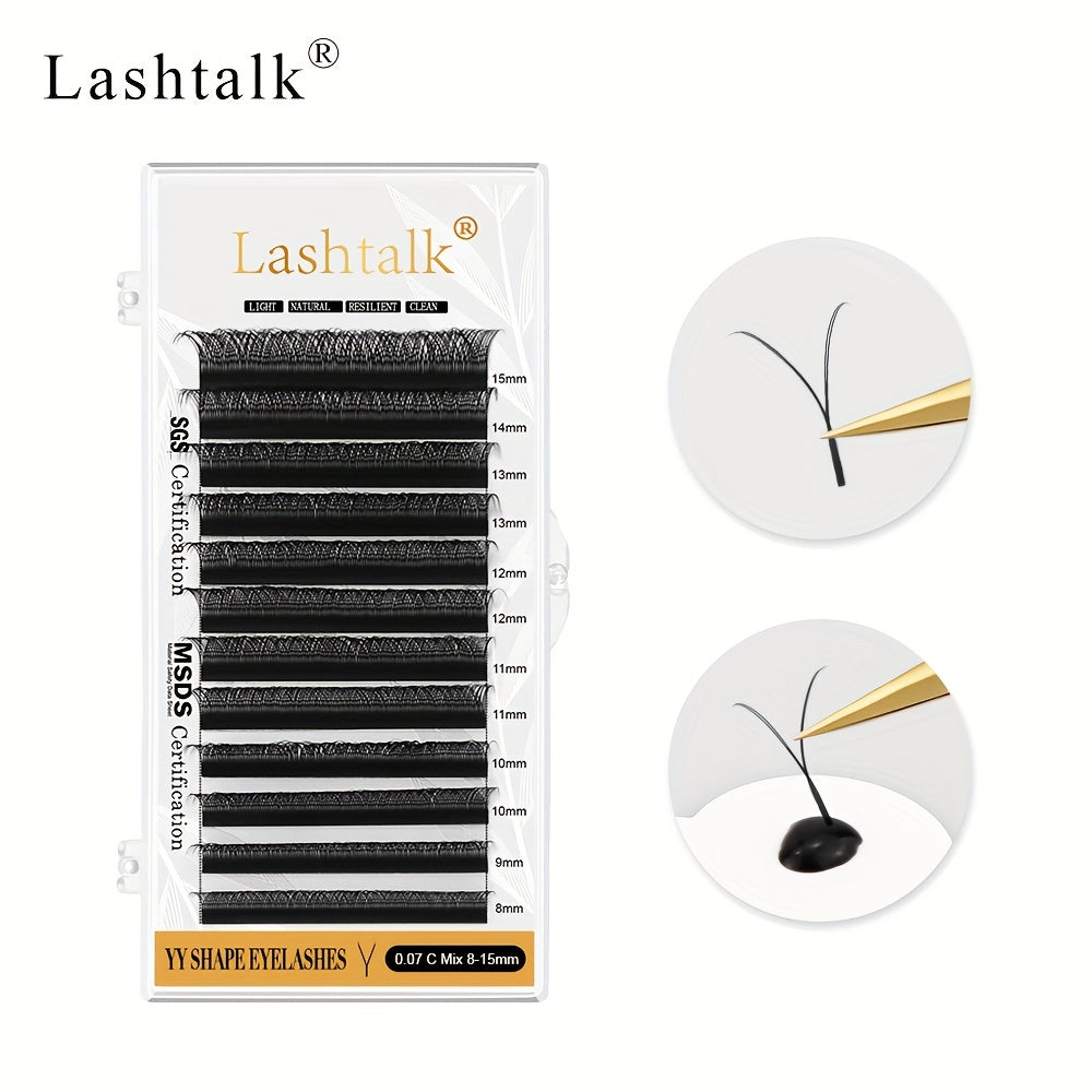 C Curling False Eyelashes Extensions 0.07mm Thickness