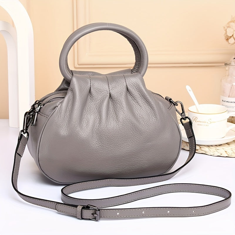 Women's Leather Handbag Deep Forest Green