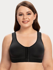 Bra Women's Plus Front Closure Post Surgery Bra