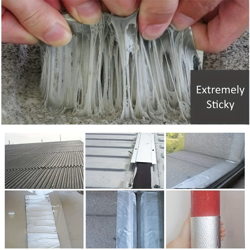 Self Adhesive High Temp Aluminum Foil Butyl Tape - Waterproof Roof Pipe Repair