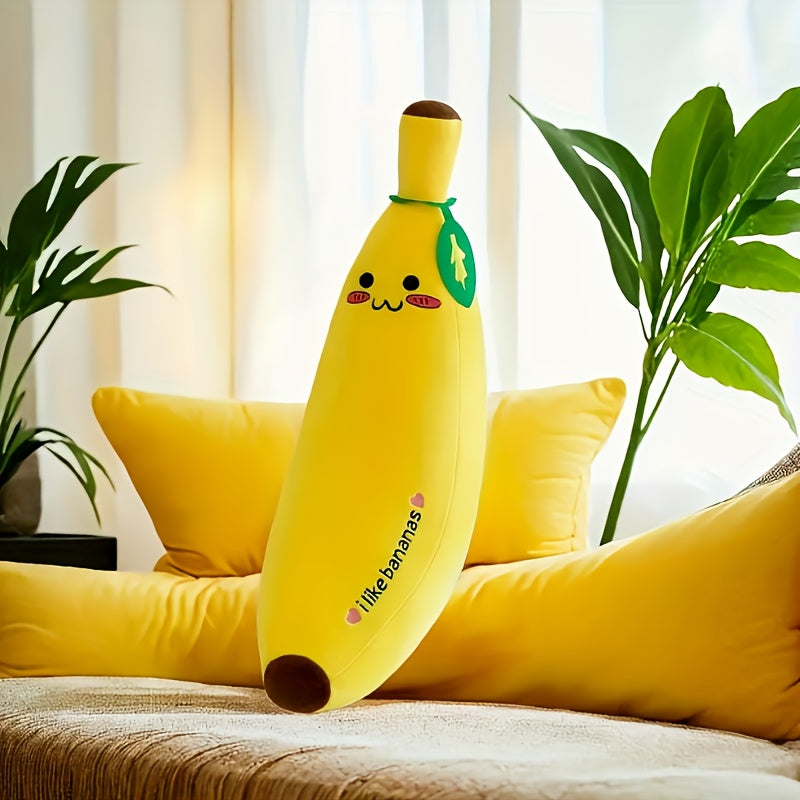 Banana Plush Toy Pillow Soft Comfortable for Hugging Playing Home Decor