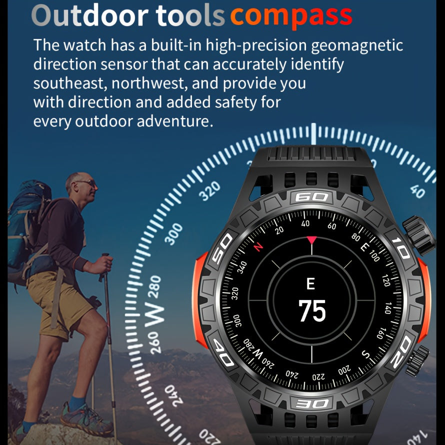 Smartwatch SOS Flashlight 3 Touch Water Resistant 450mAh 360p Display