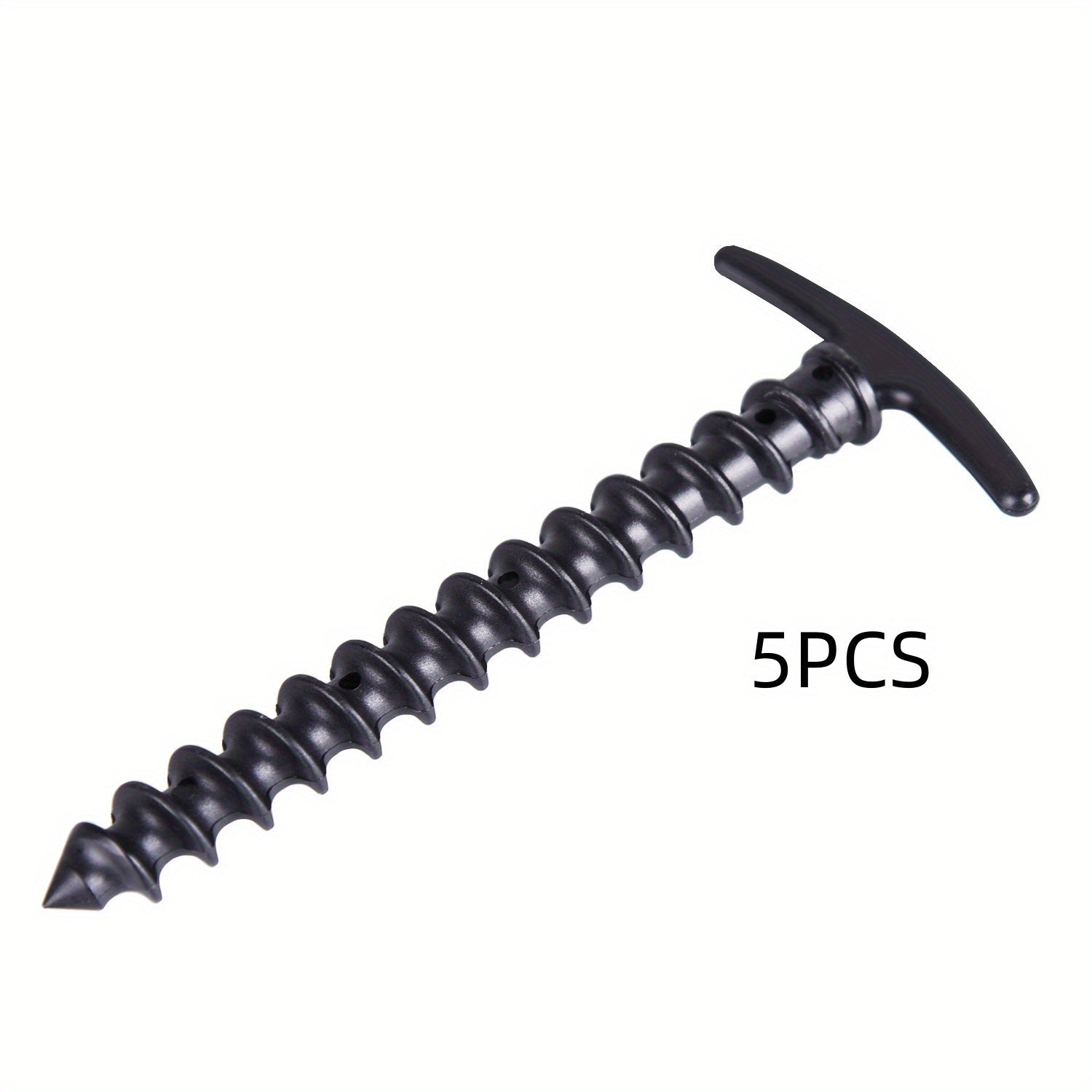 5pcs Outdoor Canopy Tent Ground Stakes Windproof Spiral Nails