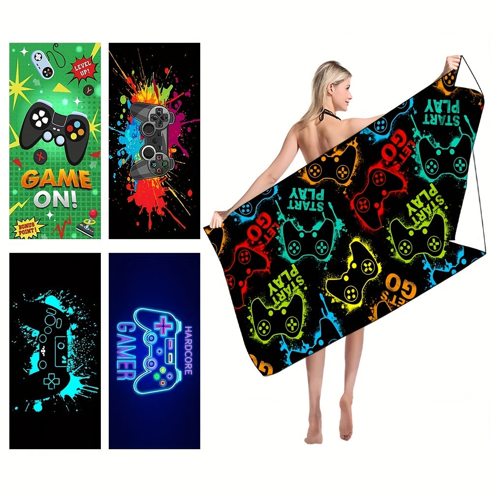 Game Handle Beach Towel for Pool Party