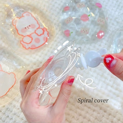 Cartoon Transparent Hot Water Bag Portable Hand Warmer For Winter