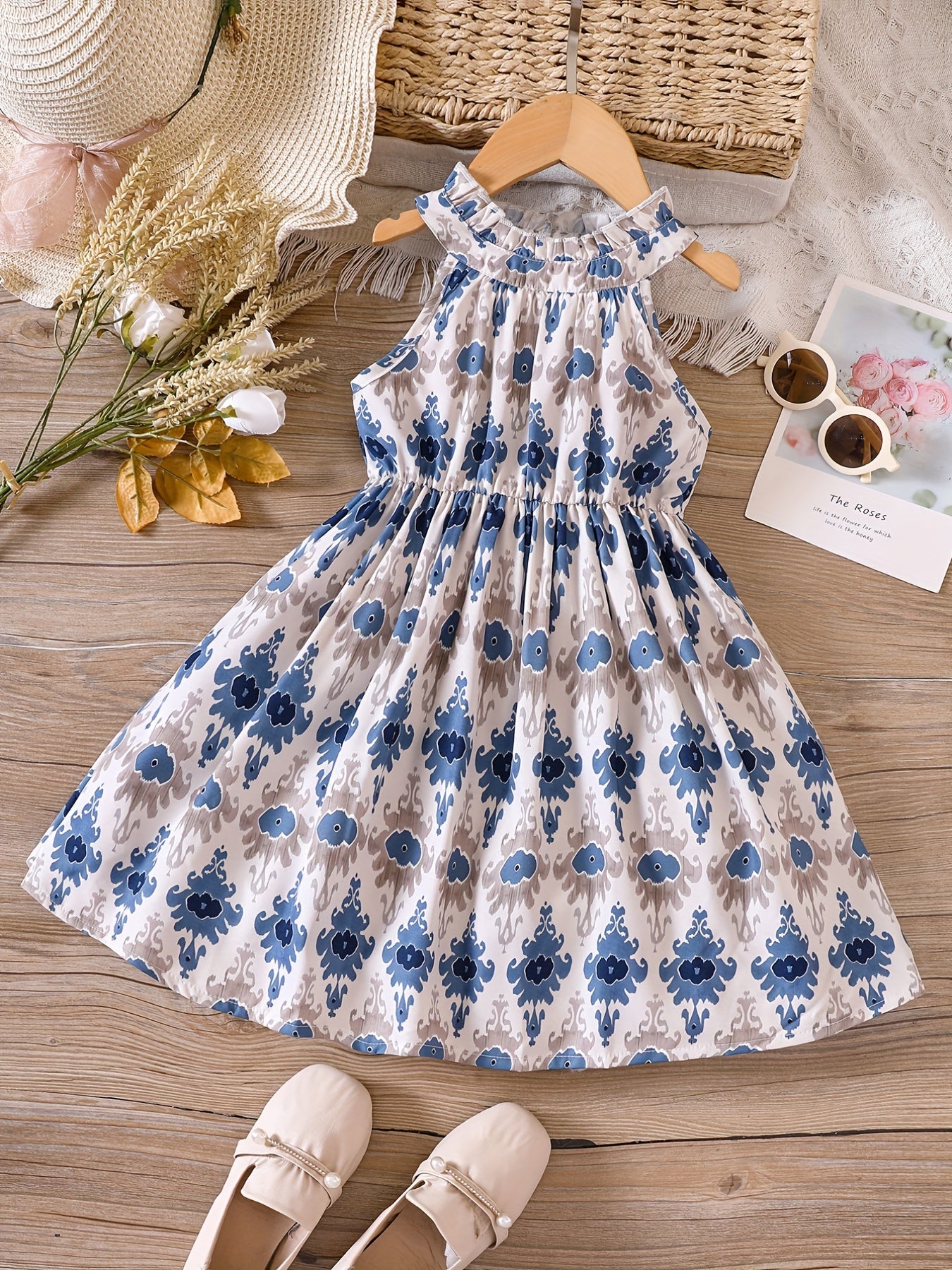 Girls Sleeveless Birthday Princess Dress Kids Summer Clothes