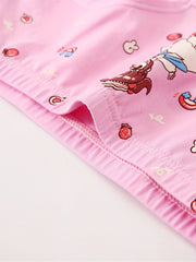 4pcs Girls Triangle Panties Princess Print Underwear Kids Clothes