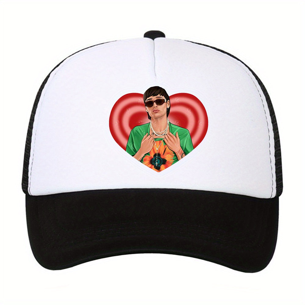 Unisex Sunshade Breathable Baseball Cap with Embroidery