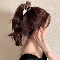 Matte Solid Hair Claw Clip Non Slip Strong Hold Grip Hair Jaw Clip