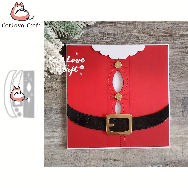 Catlove Fat Santa Claus Christmas Metal Cutting Dies Scrapbooking Stencil