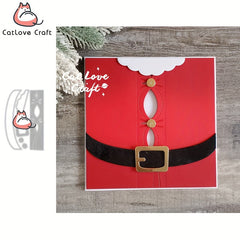 Catlove Fat Santa Claus Christmas Metal Cutting Dies Scrapbooking Stencil