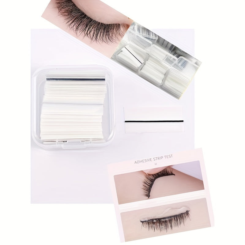 40pcs Self Adhesive Lash Glue Strips For False Eyelashes Waterproof Reusable