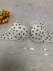 Floral Print Scoop Bra Women's Lingerie
