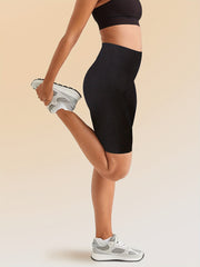 Ribbed High Waist Short Leggings for Women
