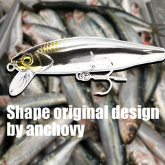82mm 27g Sinking Minnow Fishing Lure Hard Bait
