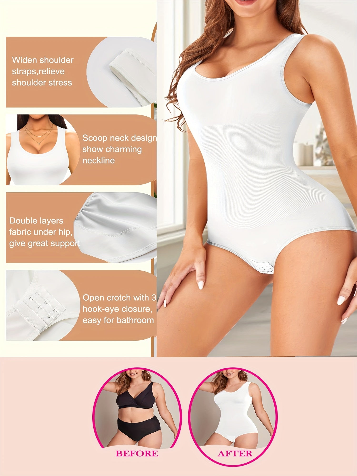 Solid Wide Strap Sleeveless Romper High Stretch Sexy Yoga Fitness Top