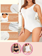 Solid Wide Strap Sleeveless Romper High Stretch Sexy Yoga Fitness Top