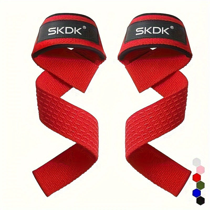 2pcs Sports Hand Grip Straps Weight Lifting Wrist Band for Pull Up Exercises