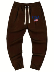 Drawstring Sweatpants Loose Fit Pants Men's Casual Joggers Spring Autumn