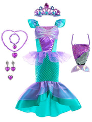 Toddler Mermaid Princess Costume Dress Up