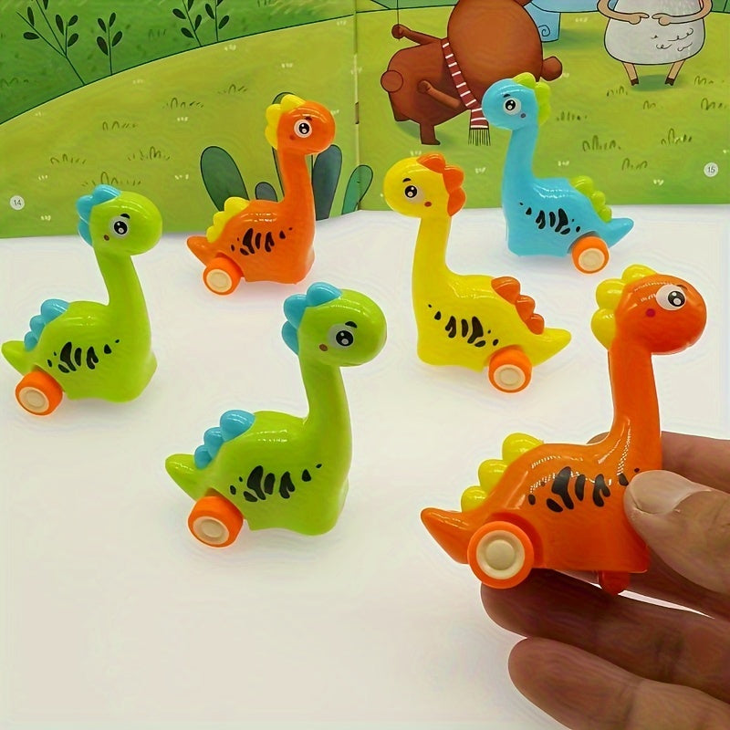 Long Neck Dinosaur Pull back Car Toy for Kids