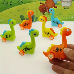 Long Neck Dinosaur Pull back Car Toy for Kids