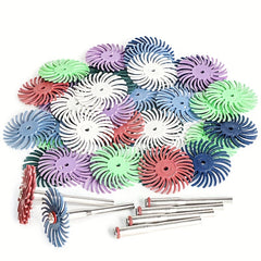 1 Inch Bristle Disc Kit 32pcs, Rotary Tools Detail Abrasive Wheel
