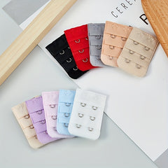 10 Pcs Bra Strap Extenders 2 Hooks Adjustable Bra Band Buckle