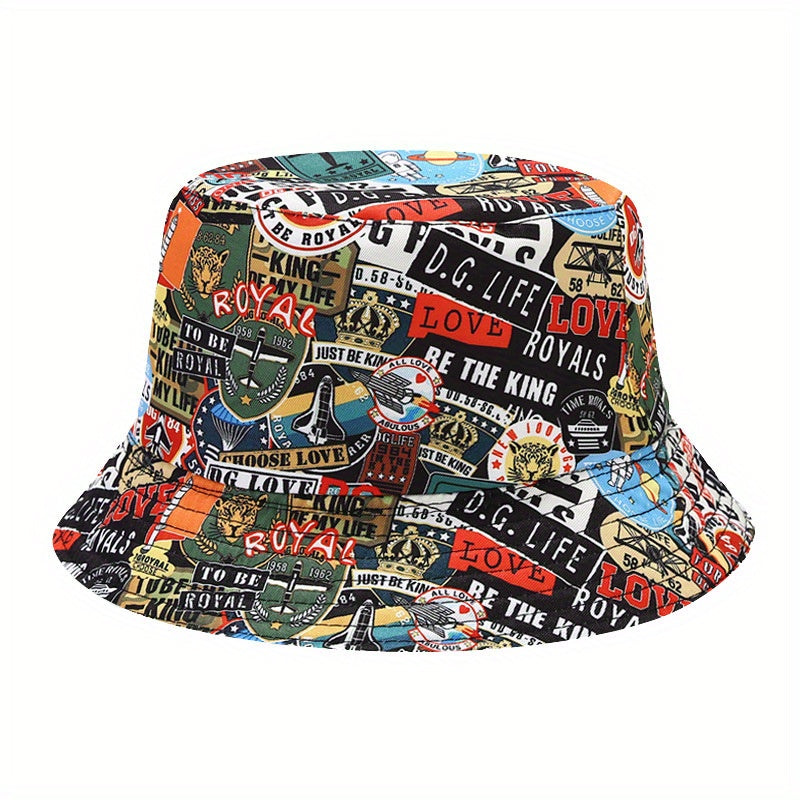 Breathable Sunshade Bucket Hat Double sided Sun Hat For Men Women