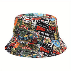 Breathable Sunshade Bucket Hat Double sided Sun Hat For Men Women