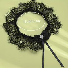 Crystal Inlaid Lace Leg Band Sexy Bridal Accessory Leg Elastic Strap
