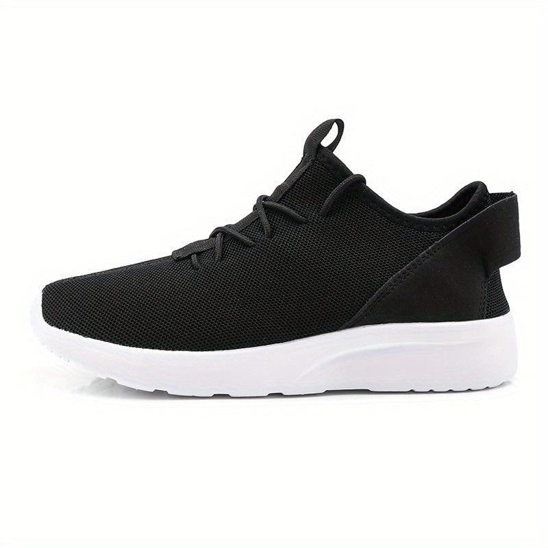 Men's Breathable Knit Lace Up Sneakers