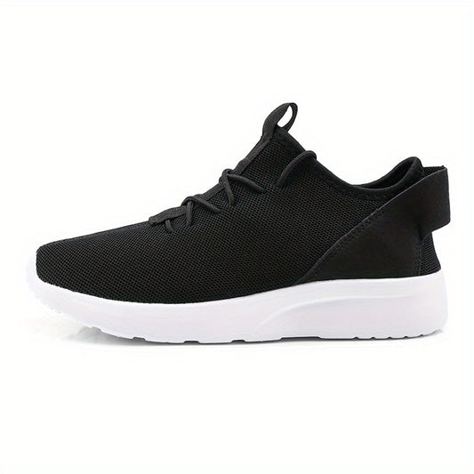 Men's Breathable Knit Lace Up Sneakers
