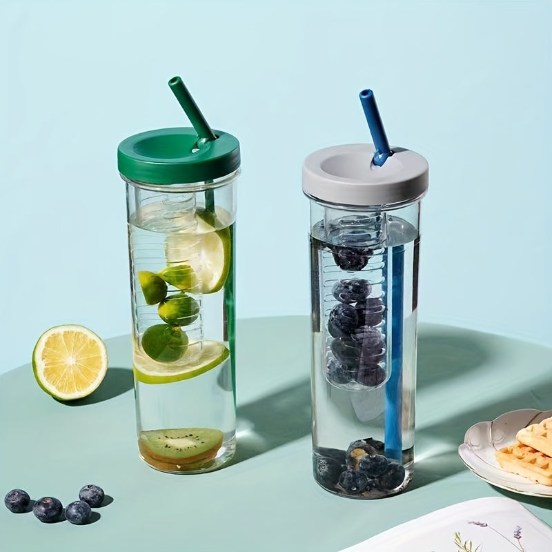 25oz Reusable Water Bottle w/ Straw for Sports Gym & Outdoor Adventures