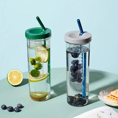 25oz Reusable Water Bottle w/ Straw for Sports Gym & Outdoor Adventures