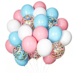Gender Reveal Pink Balloons 12 Inch for Baby Shower
