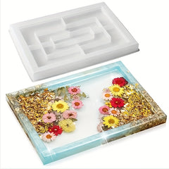 Silicone Resin Tray Mold for Unique Home Decor and Organization