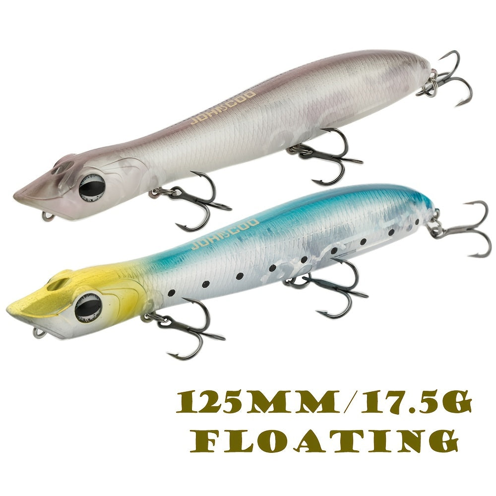 1pc 12 17 5g Artificial Pooper Fishing Lure 4 92inch 0 62oz Bionic Hard Bait